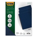 Fellowes Mfg Co. 52145 11 1/4 in. x 8 3/4 in. Executive Leather-Like Presentation Cover - Navy (50/PK) image number 0