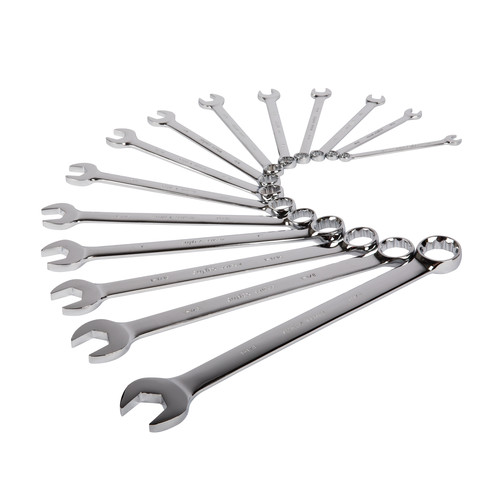 Sunex 9915A 14-Piece SAE V-Groove Combination Wrench Set image number 0
