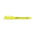 Universal UNV08856 Chisel Tip Pocket Highlighter Value Pack - Yellow (36/Pack) image number 1