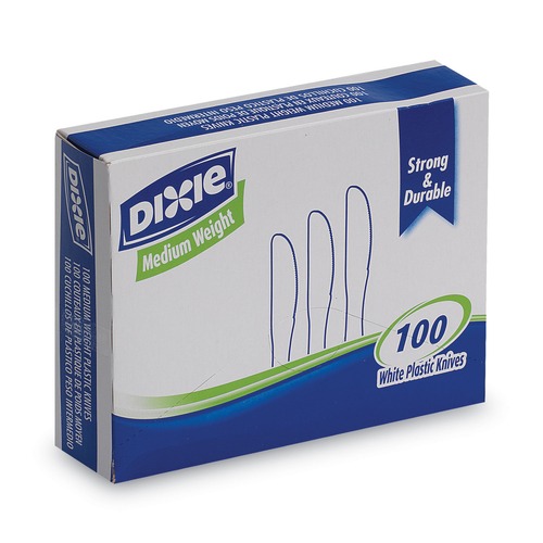 New Arrivals | Dixie KM207 Heavy Mediumweight Plastic Knife (100-Piece/Box) image number 0