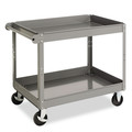 Office Carts & Stands | Tennsco SC-2436 Two-Shelf Metal Cart, 24w X 36d X 32h, Gray image number 0