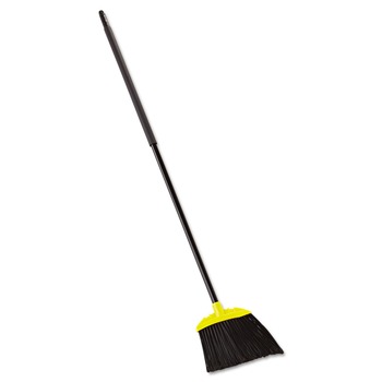 Rubbermaid Commercial FG638906BLA 46 in. Handle Jumbo Smooth Sweep Angled Broom - Black/Yellow