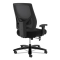 HON HVL585.ES10.T Crio Big and Tall 450 lbs. Capacity Mid-Back Task Chair - Black image number 4