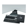 Fellowes Mfg Co. 8035901 Professional Series 28.19 in. x 21.25 in. x 5.75 in. Corner Executive Keyboard Tray - Black image number 1