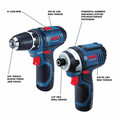 Bosch CLPK22-120 12V Lithium-Ion 3/8 in. Drill Driver and Impact Driver Combo Kit image number 8