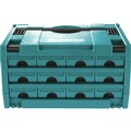 Storage Systems | Makita P-84327 MAKPAC 12 Drawers 8-1/2 in. x 15-1/2 in. x 11-5/8 in. Interlocking Case image number 1