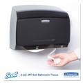 Cleaning & Janitorial Supplies | Scott 7827 Essential 2-Ply 3.25 in. Core 3.55 in. x 2000 ft. Extra Long Jumbo Roll Toilet Paper - White (6 Rolls/Carton) image number 2