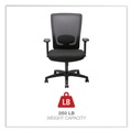 New Arrivals | Alera ALENV41M14 Envy Series Mesh High-Back 250 lbs. Capacity Multifunction Chair - Black image number 8