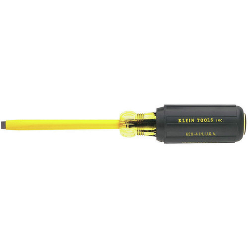 Screwdrivers | Klein Tools 620-3 3/16 in. Cabinet Tip Coated Flathead Screwdriver image number 0
