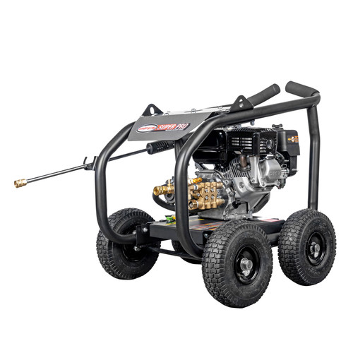 Pressure Washers | Simpson 65200 Super Pro 3600 PSI 2.5 GPM Direct Drive Small Roll Cage Professional Gas Pressure Washer with AAA Pump image number 0