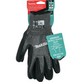 Work Gloves | Makita T-04145 Cut Level 7 Advanced FitKnit Nitrile Coated Dipped Gloves - Large/Extra-Large image number 1