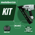 Finish Nailers | Metabo HPT NT65MA4M 15-Gauge 2-1/2 in. Angled Finish Nailer Kit image number 1
