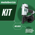 Metabo HPT NV45AB2M 16 Degree 1-3/4 in. Coil Roofing Nailer image number 1