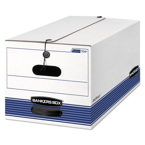Boxes & Bins | Bankers Box 0070409 STOR/FILE Medium Duty 12 in. x 24.13 in. s 10.25 in. Storage Boxes - White (20/Carton) image number 0