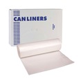 Boardwalk V7658MNKR02 38 in. x 58 in. 60 gal. High-Density 11 microns Can Liners - Natural (200/Carton) image number 1