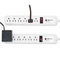 Innovera IVR71653 2/PK 4 ft. Cord 540 Joules 6 Outlets Surge Protector - White image number 2