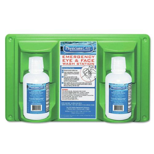 Pac-Kit 24-102 16 oz. Eye and Skin Flush Emergency Station/Replacement Twin Bottles image number 0