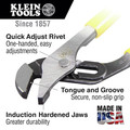 Klein Tools D502-6 6 in. Pump Pliers - Yellow image number 1