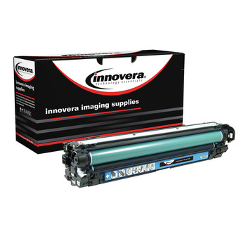 Innovera IVRE341A 13500 Page-Yield Remanufactured Replacement for HP 651A Toner - Cyan