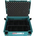 Storage Systems | Makita P-83680 2 Row Insert Tray with 6 Dividers and Foam Lid for MAKPAC Interlocking Case image number 4
