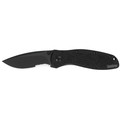Knives | Kershaw Knives 1670BLKST 3-3/8 in. Blur Serrated Folding Knife (black) image number 1