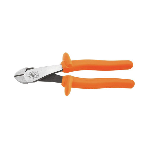 Klein Tools D248-8-INS 8 in. Angled Head Insulated High-Leverage Diagonal Cutting Pliers image number 0