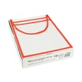 C-Line 41924 75-Sheet 1-Pocket 9 in. x 12 in. Shop Ticket Holder with Strap and Red Stitching (15-Piece/Box) image number 0