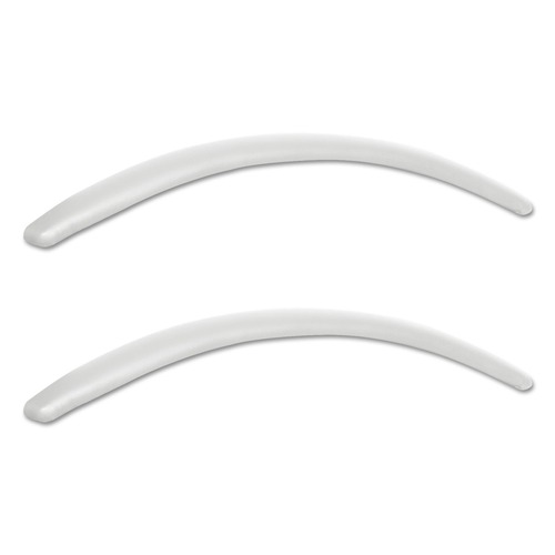 Alera NRAP06 Neratoli Leather Replacement Arm Pads - White (1-Pair) image number 0