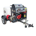 Simpson 95005 Trailer 4000 PSI 4.0 GPM Hot Water Mobile Washing System Powered by HONDA image number 1