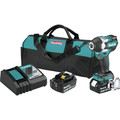 Makita XWT18T 18V LXT Brushless Lithium-Ion 1/2 in. Cordless Square Drive Mid-Torque Impact Wrench with Detent Anvil Kit with 2 Batteries (5 Ah) image number 0