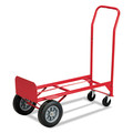 New Arrivals | Safco 4086R Two-Way Convertible Hand Truck, 500-600lb Capacity, 18w X 51h, Red image number 1
