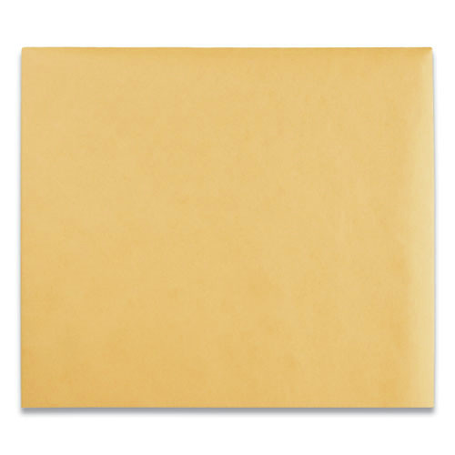 Quality Park QUA37895 Trade Size 95 10 in. x 12 in. Square Flap Clasp/Gummed Closure Envelopes - Brown Kraft (100/Box) image number 0