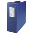 Universal UNV20705 3 Ring 4 in. Capacity Deluxe Non-View D-Ring Binder with Label Holder - Royal Blue image number 1