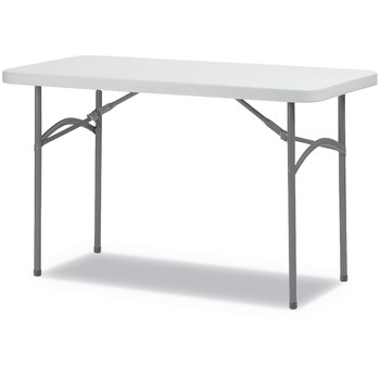 Alera ALEPT4824G Rectangular Plastic Folding Table - Gray