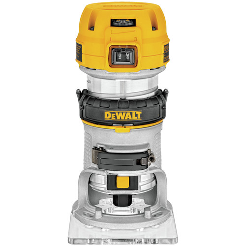 Dewalt DWP611 | 110V 7 Amp Variable Speed 1-1/4 HP Corded Compact Router /w LED | DEWALT 110 V 7 Amp VS1-1/4 HP One Size Router with LED