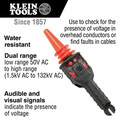 Klein Tools HVNCVT-1 Dual Range Cordless High Voltage Tester Kit image number 1