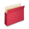 Friends and Family Sale - Save up to $60 off | Smead 73231 Colored File Pockets, 3.5-in Expansion, Letter Size, Red image number 1
