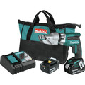 Makita XSJ04T 18V LXT Brushless Lithium-Ion 18 Gauge Cordless Offset Shear Kit with 2 Batteries (5 Ah) image number 0