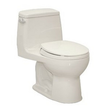 TOTO MS853113E#11 Eco UltraMax Round 1-Piece Floor Mount Toilet (Colonial White)