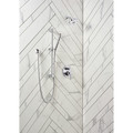 Bathtub & Shower Heads | Delta 57085 Grail Premium Single-Setting Slide Bar Hand Shower - Chrome image number 6