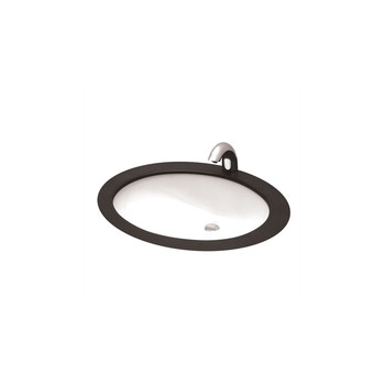 TOTO LT569#01 Undermount Vitreous China 16.25 in. x 19.25 in. Round Bathroom Sink (Cotton White)
