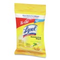 Cleaning Supplies | LYSOL Brand 19200-99717 6.29 in. x 7.87 in. Lemon and Lime Blossom Disinfecting Wipes (48 Flat Packs/Carton, 15 Wipes/Flat Pack) image number 3