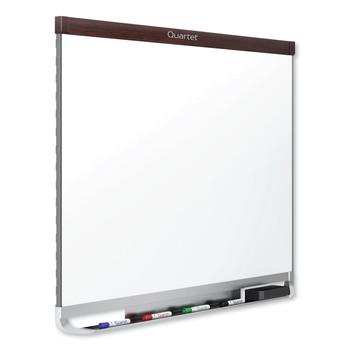 PRODUCTS | Quartet P558MP2 Prestige 2 Duramax 96 in. x 48  in. Magnetic Porcelain Whiteboard - Mahogany