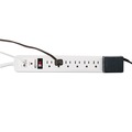 Surge Protectors | Innovera IVR71654 4 ft. Cord 1080 Joules 7 Outlet Surge Protector - White image number 2