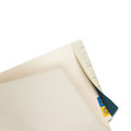 Tabbies 55993 3.75 in. x 9.5 in. File Folder End Tab Extender Strips - White (100/Box) image number 1