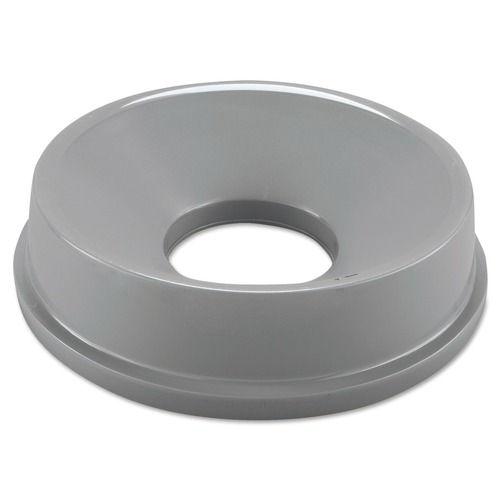 New Arrivals | Rubbermaid Commercial FG354800GRAY Untouchable 16.25 in. Round Funnel Top - Gray image number 0