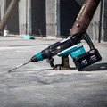 Rotary Hammers | Makita GRH06PM 80V max XGT (40V max X2) Brushless Lithium-Ion 2 in. Cordless AFT, AWS Capable AVT Rotary Hammer Kit with 2 Batteries (4 Ah) image number 11