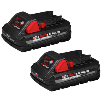 Milwaukee 48 11 1822 M18 Redlithium Xc 3 Ah Lithium Ion High Capacity Battery 2 Pack Tyler Tool