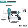 Brad Nailers | Makita AF506 18 Gauge 2 in. Brad Nailer image number 6
