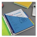 New Arrivals | Avery 11906 Big Tab Two-Pocket 5-Tab Insertable Plastic Dividers - Multicolor (1-Set) image number 3